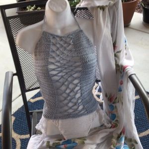 Crochet crop top Women